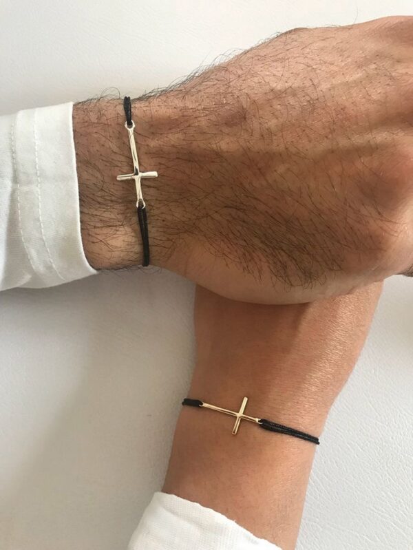 Couple Cross Bracelet Set