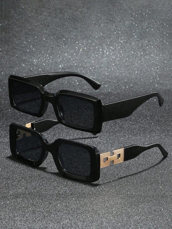 Black Square Frame Sunglasses