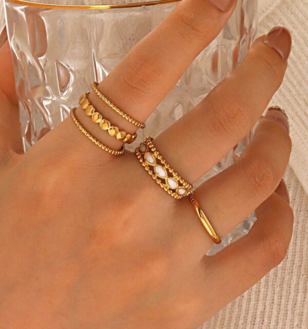 Patterend Ring Set