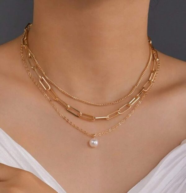 Layered Pearl Necklace