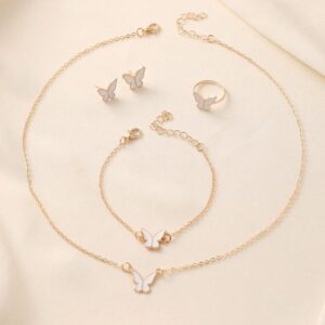 Butterfly Necklace Set