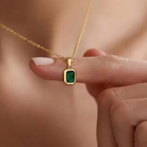 Square Pendant Necklace