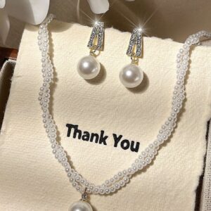 Pearl Necklace Set - Design 3