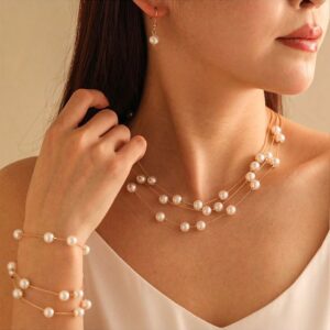 Pearls Necklace Set