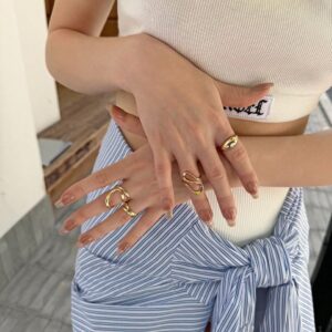 S Shaped Ring Set