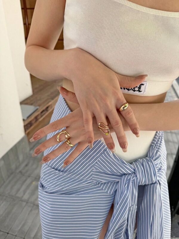 S Shaped Ring Set