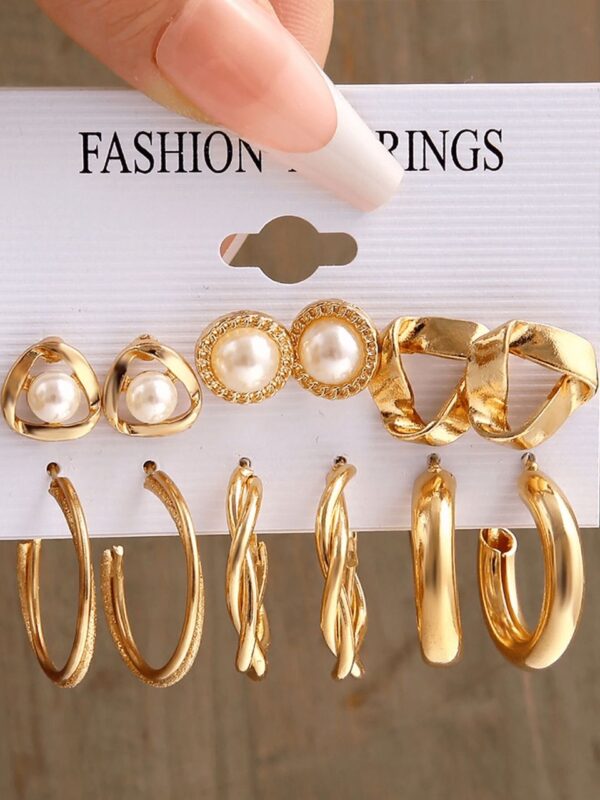 Earring Set (6 Pairs)
